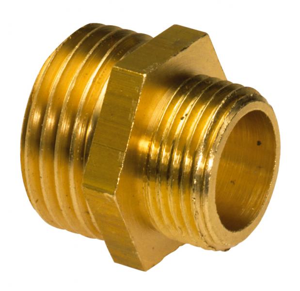 Photo Raccord laiton Thermador Mamelon réduit 245G mâle - mâle 1'' - 3/4'' | Ref : 245G2620