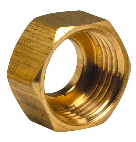 Photo Raccord laiton Thermador Ecrou 6 pans pour collet battu 374G 16 - 1/2'' | Ref : 374G1615     