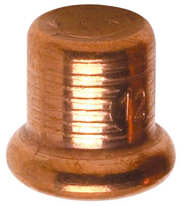 Photo Bouchon cuivre � sertir Thermador 6301  12 mm | Ref : 630112       