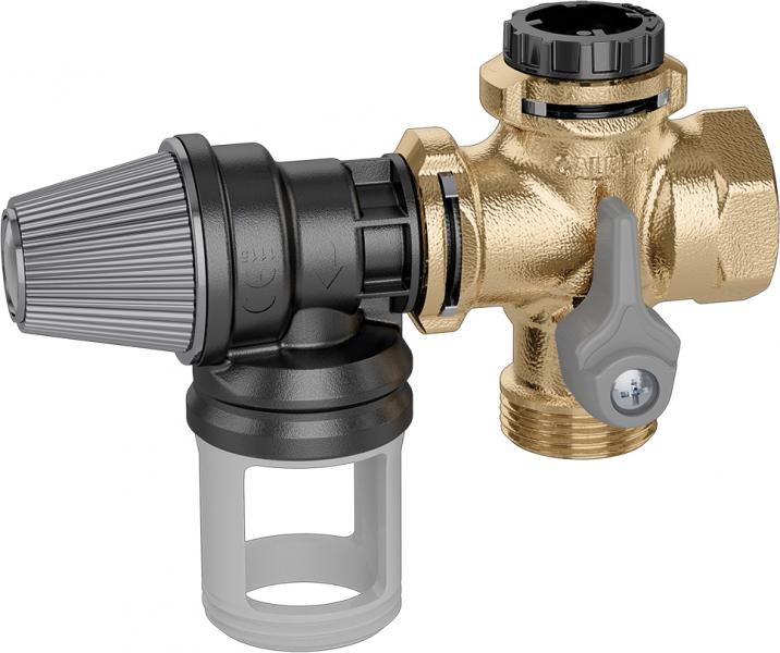 Photo Groupe de sécurité 3/4'' multi-position X-CROSS Thermador Caleffi, soupape interchangeable | Ref : GS20XC