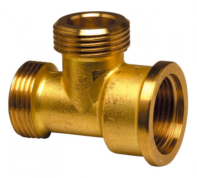 Photo Raccord laiton Thermador T mle - mle - femelle 3/4'' | Ref : ZTMMF        