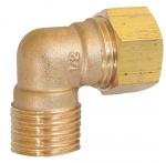 THERMADOR Raccord laiton thermador coude  bicne 707b femelle - mle 12 - 1/2'' 707B1215     