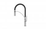 THERMADOR Mitigeur / robinet pour vier. bec 1 jet sur flexible noir. corps chrom. cartuche  25mm. TUB14N