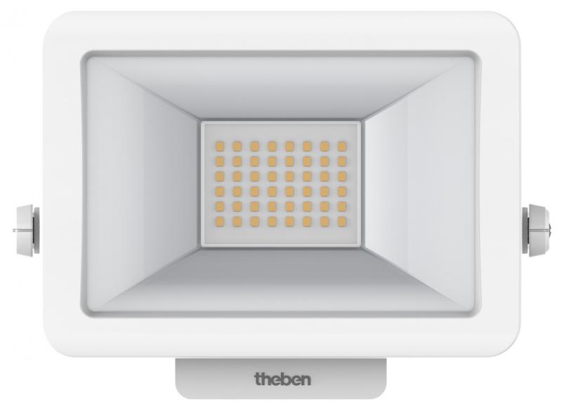 Photo TheLeda B20L WH 3000K - Projecteur LED 20W blanc. IP55. 2200 lm. 3000 K. Fixation + vis inox | Ref : 1020692