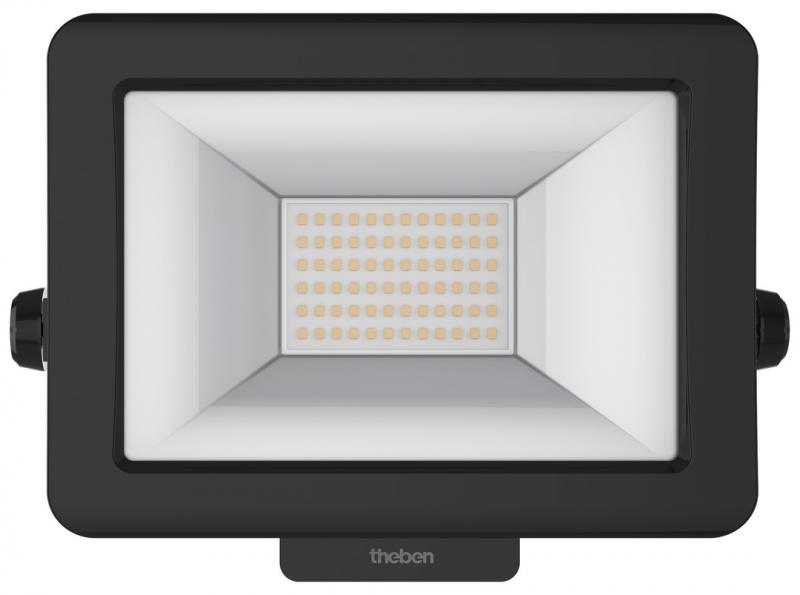 Photo TheLeda B30L BK 3000K - Projecteur LED 30W noir. IP55. 3300 lm. 3000 K. Fixation + vis inox | Ref : 1020695