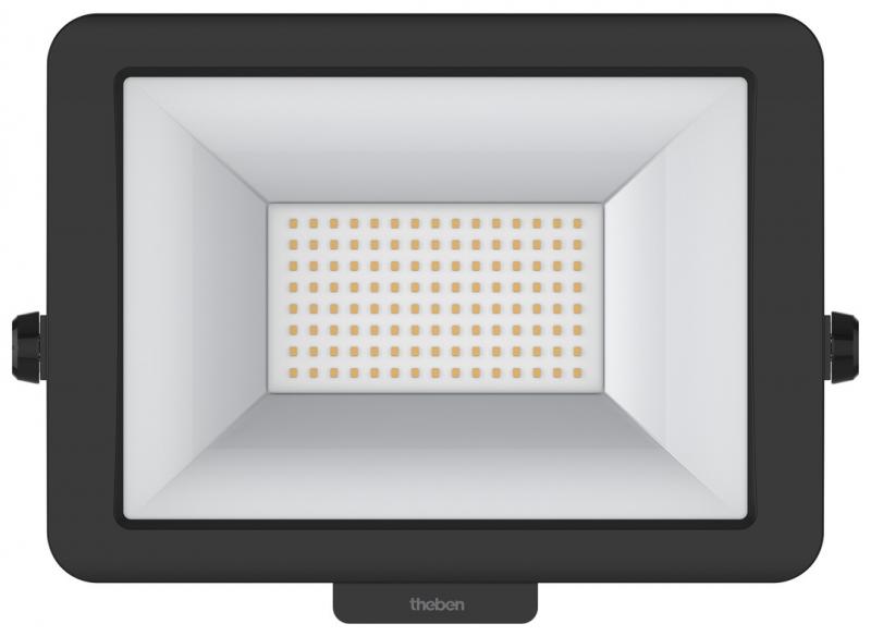 Photo TheLeda B50L BK 3000K - Projecteur LED 50W noir. IP55. 5500 lm. 3000 K. Fixation + vis inox | Ref : 1020697