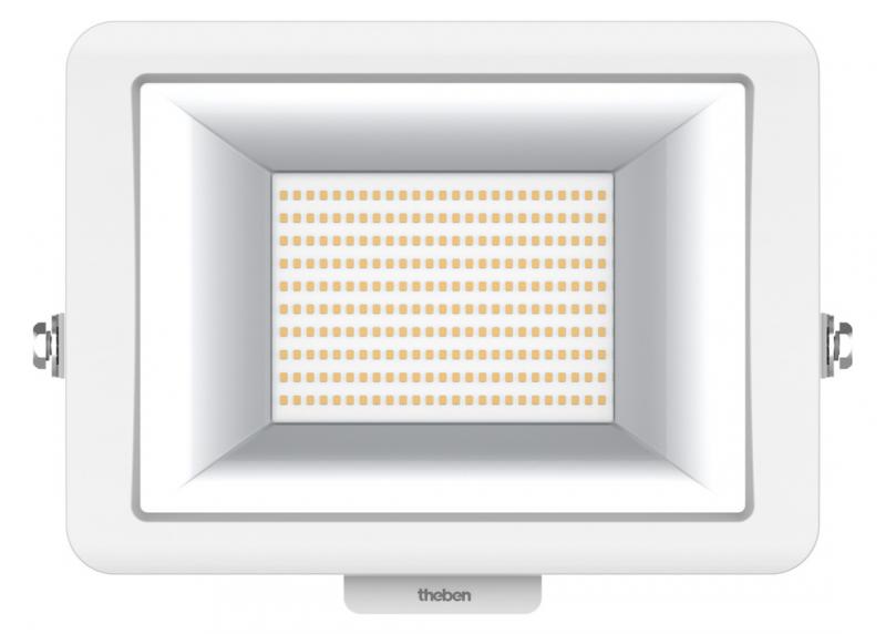 Photo TheLeda B100L WH 3000K - Projecteur LED 100W blanc. IP55. 9500 lm. 3000 K. Fixation + vis inox | Ref : 1020698