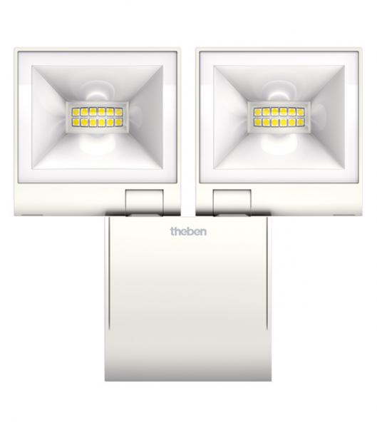 Photo theLeda S20 L BLANC - Projecteur LED 20W blanc. IP55. 2 X 840 lm. 4000 K. IRC 80. IK 04 | Ref : 1020723