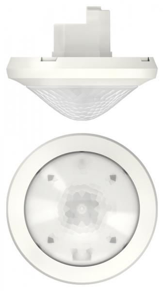 Photo theMova P360-100 UP BLANC - Dtecteur de mouvement encastr plafond  360 degrs blanc 1 contact lumire max 600W LEDl. IP54. Diamtre 32 M Hauteur 2.5 M. Paramtrage par tlcommande ou potentiomtre. | Ref : 1030600