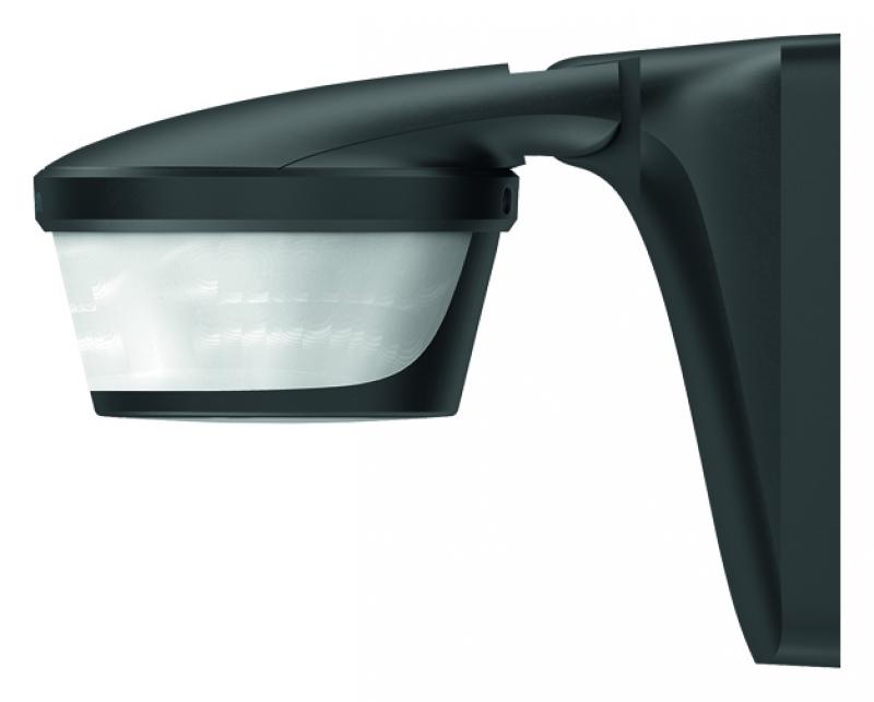 TheLuxa P220 NOIR Détecteur de mouvement noir pour installation extérieur. Angle de détection