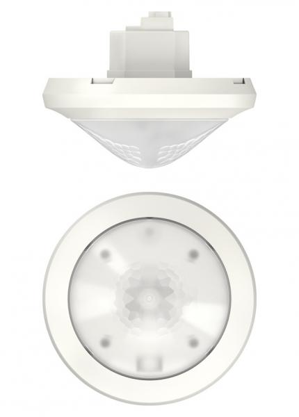 Photo thePassa P360 KNX UP BLANC - Dtecteur de prsence blanc, zone de dtection rectangulaire 30 X 5 m  2.5 m de haut. IP54. 2 sorties clairage + 1 sortie CVC. Protocole KNX. Fonction auto ou semi auto | Ref : 2019300