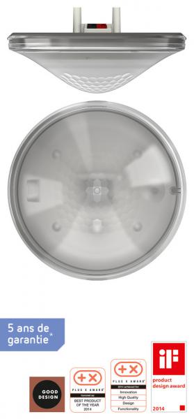 Photo thePrema S360 KNX UP GRIS - Dtecteur  de prsence KNX gris fixation encastre plafond IP40 360. 2 circuits clairage + 2 circuits de prsence 6M X 6M H 2,5 M   Paramtrage possible avec tlcommande | Ref : 2079501