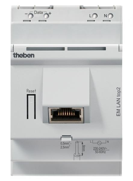 Photo EM LAN TOP2 - Interface connexion LAN pour interrupteur horaire digital annuel top2 | Ref : 6490900