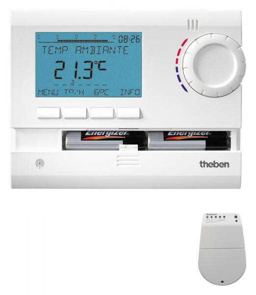 Photo RAM 813 TOP2 HF SET A - Thermostat d'ambiance programmable radio 868 MHz. 1 zone. Programme 24h/7j | Ref : 8139503