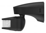 THEBEN Theluxa e180 noir - dtecteur de mouvement noir pour installation extrieur. angle de dtection 180, porte 12 m  2.5m de hauteur. ip55. contact aliment 10a. coupure lampe led max 150w. temporisation 5 sec  15 min. 1010206