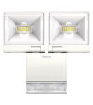 THEBEN Theleda s20 m blanc - projecteur led 20w blanc , 2 x 840 lm, 4000 k. ip55. 230v. irc sup 80. dtecteur 180, porte 12 m  2.5 m haut. temporisation 10 sec - 20 min, rglage luminosit 5-800 lux. fonction matre/esclave. 1020983