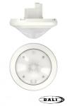 THEBEN Thepassa p360-221 dali up wh - dtecteur de prsence 360 blanc. fixation encastr plafond. ip54. commande de 50 ballasts lectronique maxi. dtection 30m x 5m  2.5 m de haut. tempo clairage 10 sec-60 min. 2 circuits lumire adressables.  2010340