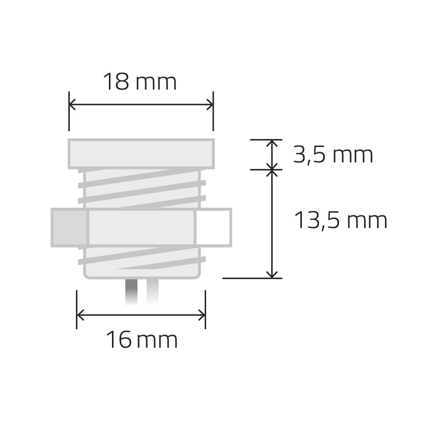 Vignette 2 produit Mini SPOT LED 1W 140Lm / 350mA | Ref : DOT