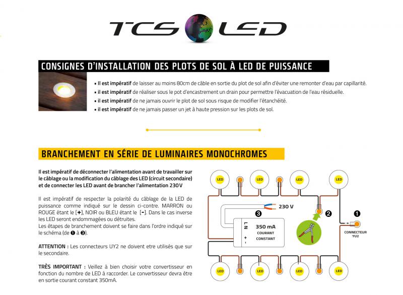 Vignette 3 produit Ref : 0116 | Encastr de sol Encastr de sol PLOT/SOL 1W 350mA IP67 140Lm