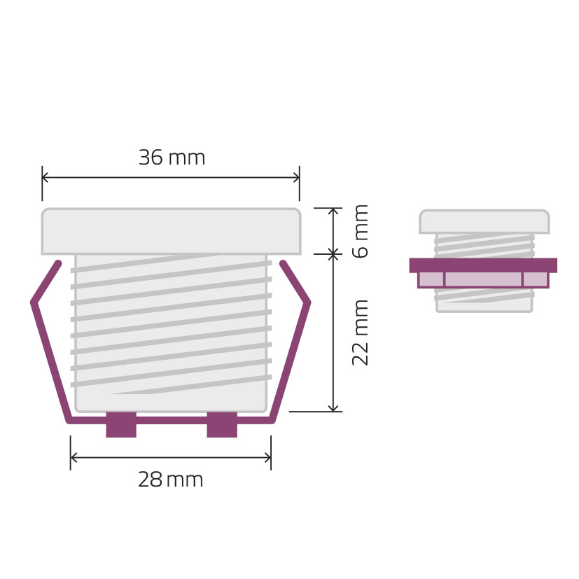 Vignette 3 produit Ref : METRGB | SPOT LED 3W RGB FC 420Lm 350mA