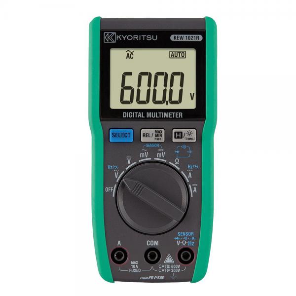 Photo Multimetre TRMS Vca+cc Aca+cc Résistance Fréquence Condensateur CAT IV 600V | Ref : K1021R