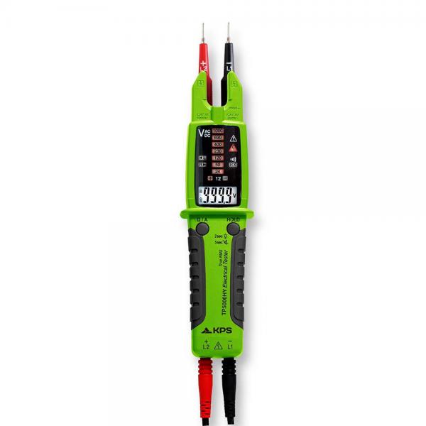 Photo Multitesteur 3-en-1 VAT. multimtre et pince ampremtrique. Mchoire de 39 mm facile a utiliser dans un espace restreint. Classification IP65. 1000Vca/cc; CAT IV 600V | Ref : TP5000HY