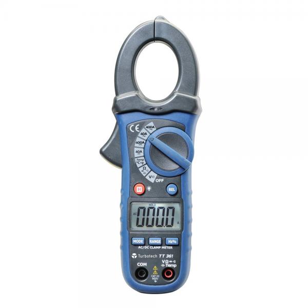 Photo Pince multimètre compact CA 400A 4000pts T° | Ref : TT361