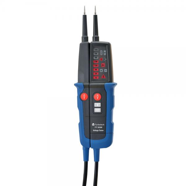 Photo Testeur de tension VAT Led 1000V CAT IV et test RCD | Ref : TT9330