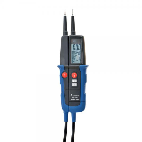 Photo Testeur de tension VAT LCD 1000V CAT IV et test résistance | Ref : TT9332