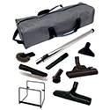 Photo Kit de nettoyage SAPHIR spécial grande surface avec 1 canne chromé + brosses - KIT NET AC PLUS | Ref : 620127