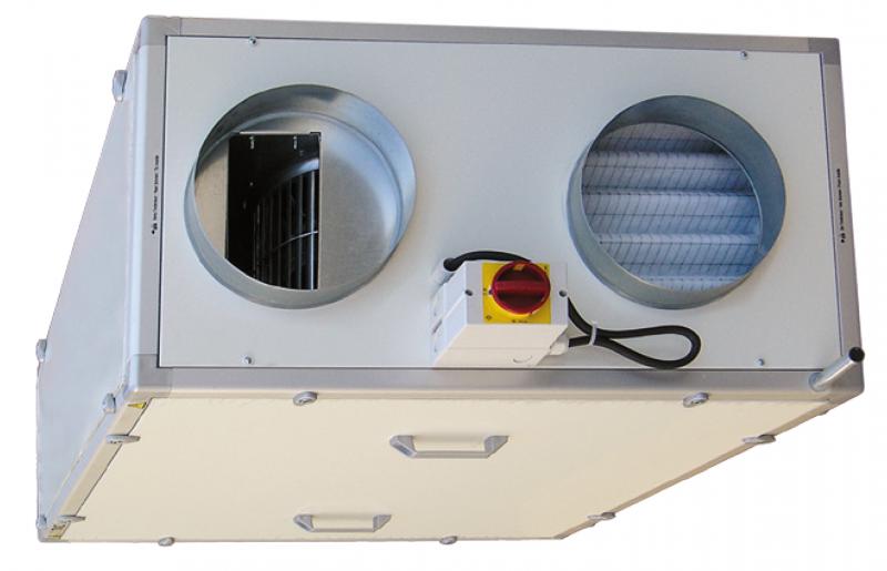 Photo Double flux tertiaire 800 m3/h, HR 92% montage Int., BP, r�gul TAC 4 int�gr�e - CAD HR MURAL 800 VI TAC4 | Ref : 240087