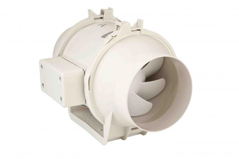 Photo Ventilateur de conduit ECOWATT, 80/180 m3/h, moteur  courant continu, D 100 mm - TD 160/100 ECOWATT | Ref : 250002       
