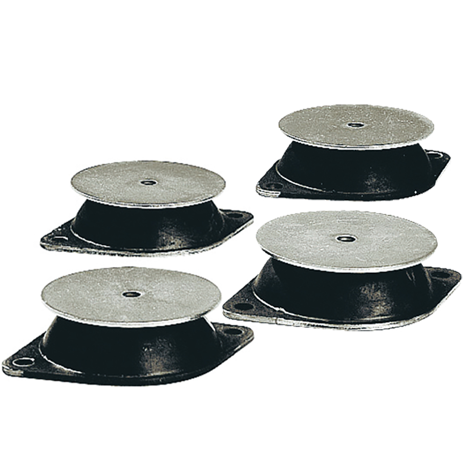 Photo Plots antivibratiles, D 80 mm, poids support� 80 kg, 4 unit�s - PAVZ-80 SH 60 (X4) | Ref : 970009