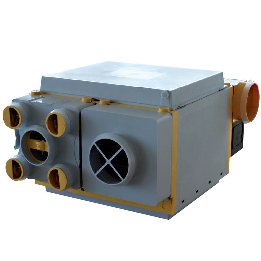 Photo Caisson VMC double flux AKOR T3/7 spécial rénovation. ByPass. Rendement 65% - AKOR BP | Ref : 603042
