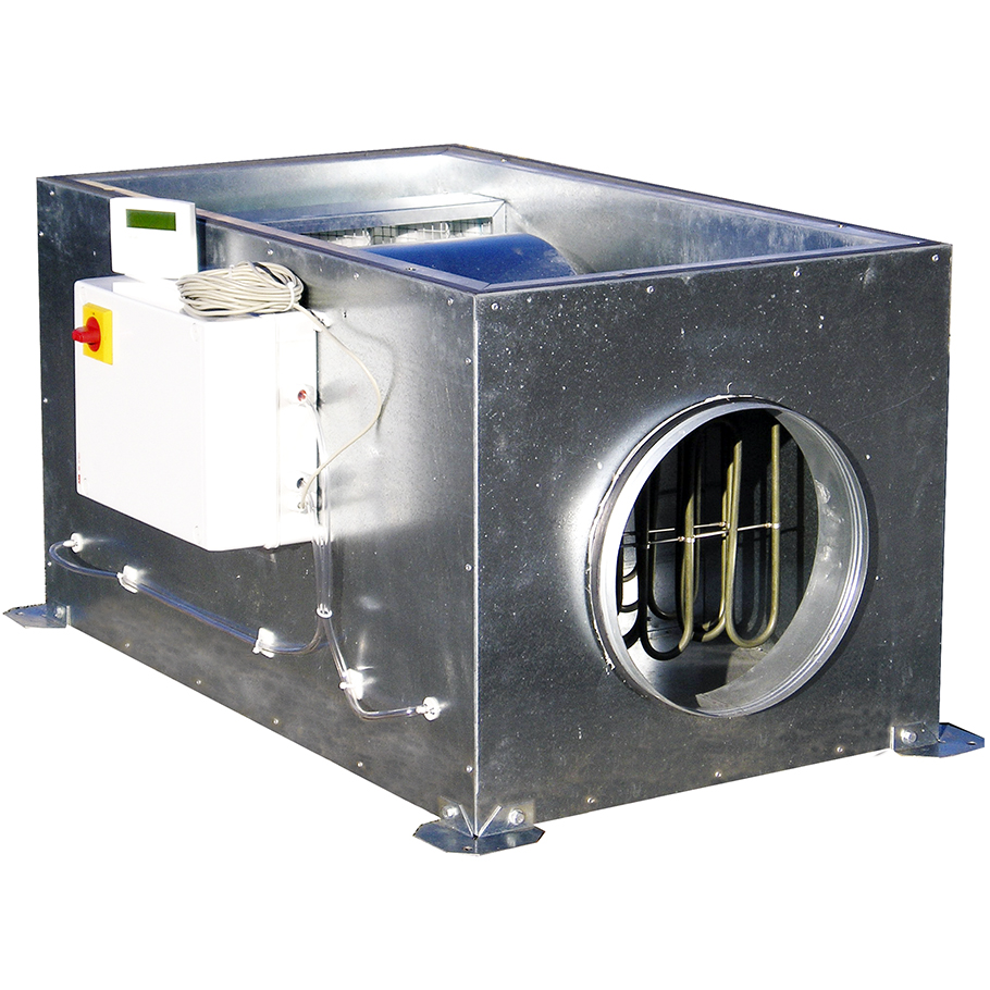 Photo Centrale traitement d'air triphas avec batterie lectrique 2800 m3/h SG 400 mm - CAIT 28/400 BRT PROREG L | Ref : 240468