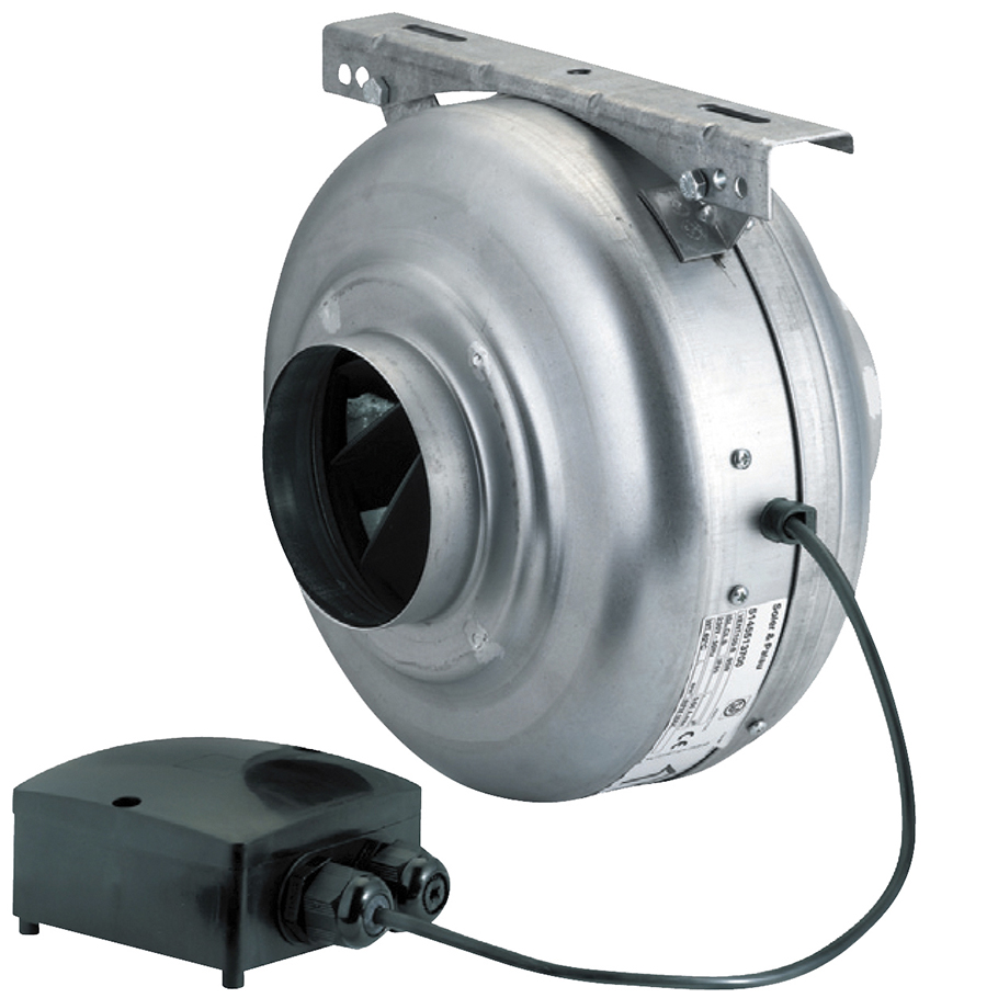 Ventilateur de conduit, 760 m3/h, D 160 mm VENT160 L, S&p systemes de ventilation ref 263001