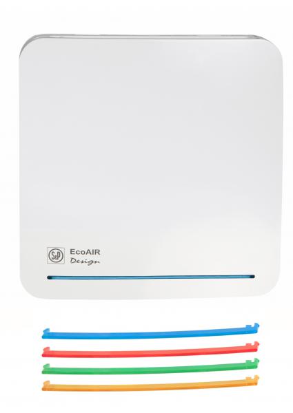 Photo Arateur permanent, dbit constant 15/30/45 m3/h, boost 65 m3/h, hygro et tempo - ECOAIR DESIGN H | Ref : 420105