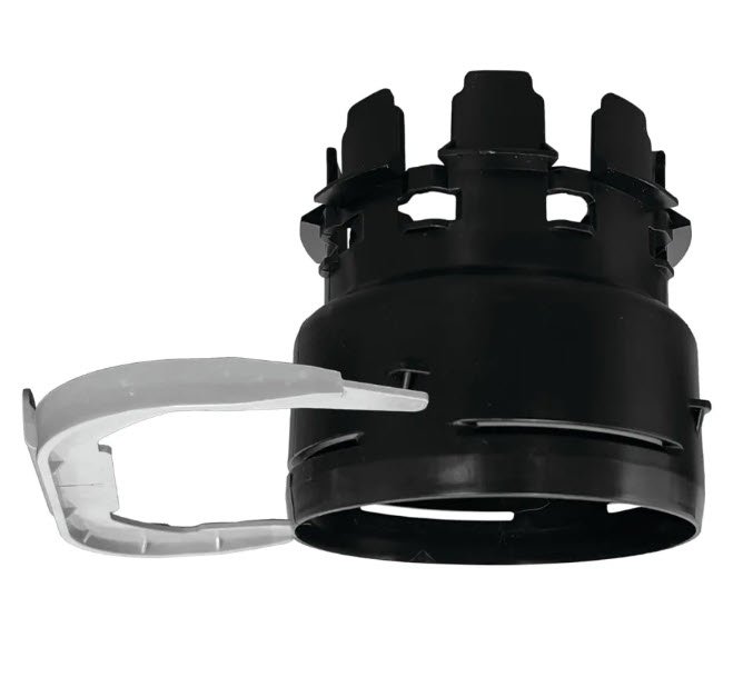 Photo Rduction conique en plastique. raccordement D 80/90 mm | Ref : 865052