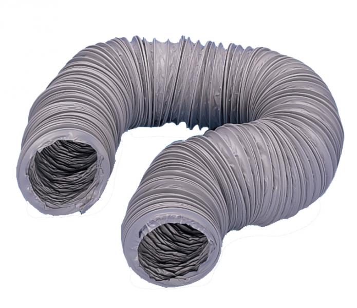 Photo Gaine souple PVC renforcée, diamètre 80 mm, longueur 6 m - GPX 80 LG 6M | Ref : 813887