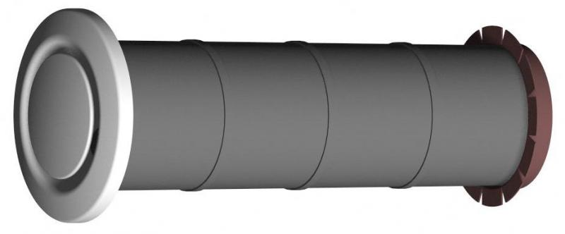 Photo Bouche d'extraction  cne fixe, D 80 mm,  manchette longue - BOC 80 | Ref : 850016