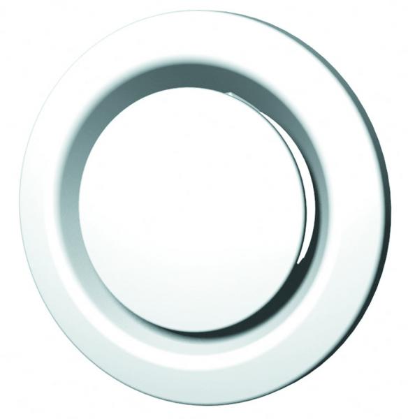 Photo Bouche plastique rglable,  de 15  140 m3/h, manchette  griffes D100 mm - BER 100 P | Ref : 853575