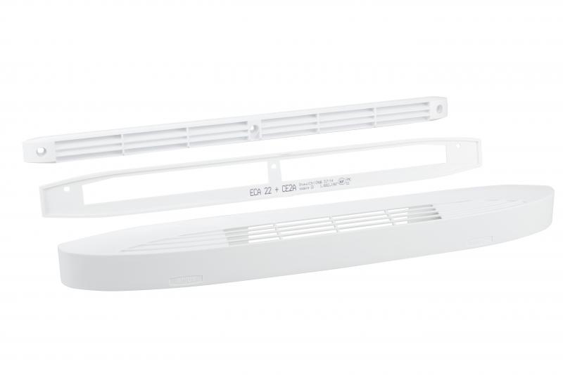 Photo Entre d'air autorglable acoustique, 45 m3/h, blanche, rservation 354 x 12 mm - ECA 45 BLANC | Ref : 854096