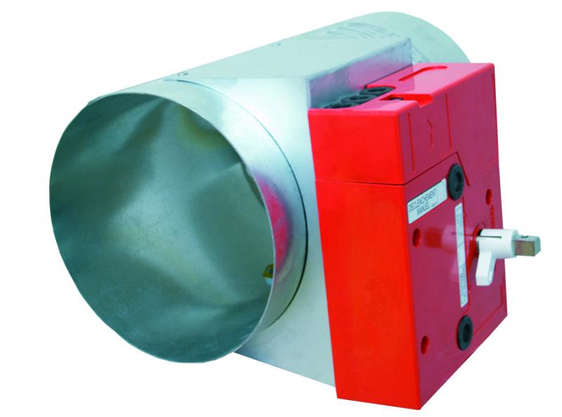 Photo Clapet coupe-feu 2H, circulaire, contact | Ref : 860604       