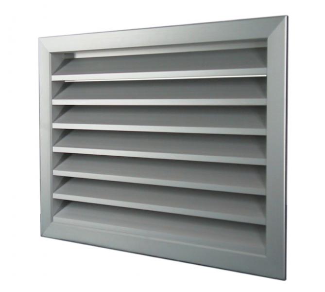 Photo Grille extrieure de soufflage/reprise, alu, D 400 x 300 mm - GRE 400X300/50 | Ref : 872575