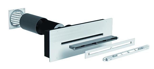 Photo silencieux d'entr�e d'air pour travers�e murale avec manchon MAC45 - SILEC M45 | Ref : 890012