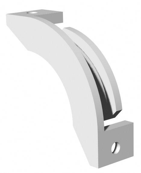 Photo Renvoi d'angle pour bouche VMC install�e en plafond - RENVOI D'ANGLE | Ref : 894641