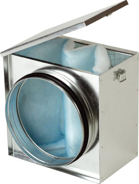 Photo Caisson filtre G4, trappe d'acc�s au filtre, raccordement � joint D 125 mm - MFL-125 | Ref : 973700