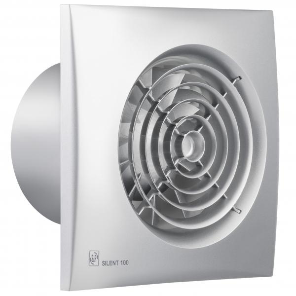 Vignette 2 produit AERATEUR ULTRA silencieux 100M3H EXTRA PLAT CLAPET ANTIRETOUR 12V TBTS SILVER - SILENT 100 CZ 12V SILVER | Ref : 403656