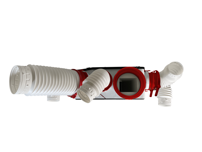 Vignette 2 produit VMC Hygro Standard pour logement (rénovation/remplacement) jusqu\'à 6 sanitaires | Ref : 607700