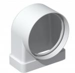 S&P Ventilation Coude mixte pvc rigide section rectangulaire 55 x 220 - cdm 125 833618